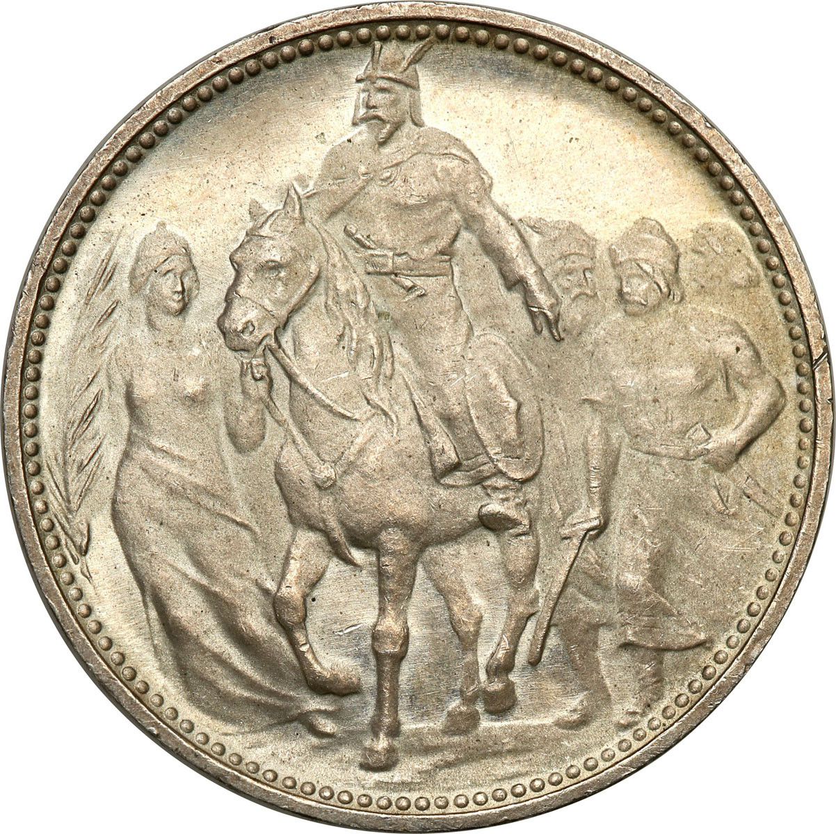 Węgry, Franciszek Józef I. 1 korona 1896 KB, Kremnica Restrike Artex - PIĘKNE
